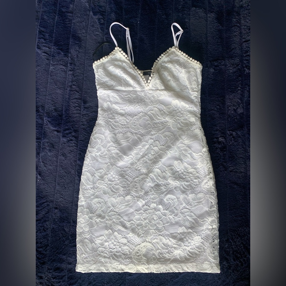 Forever 21 white lace mini